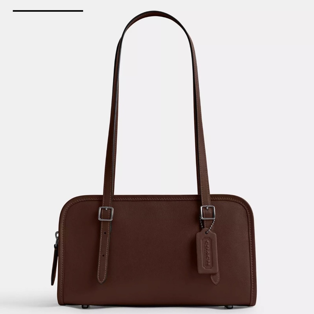 Coach Swing Zip Bag in Silver/Maple